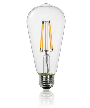3"W Vintage Dimmable LED Light Bulb 7 Watt 2700K