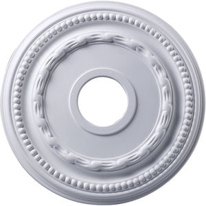 16"W Campione  Ceiling Medallion White