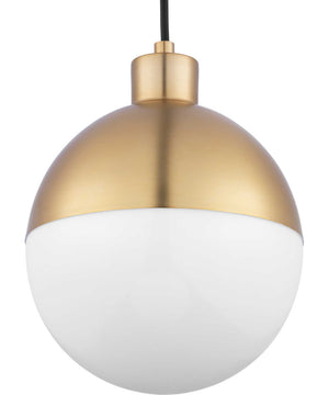 Globe LED 1-Light LED Pendant Brushed Bronze