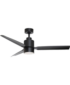 Falcon AC Damp 52 inch In/Out Fan w LED Light Kit Black