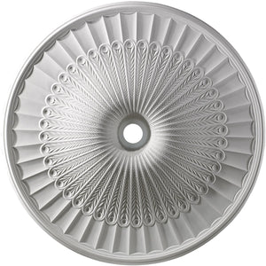 51"W Hillspire  Ceiling Medallion White