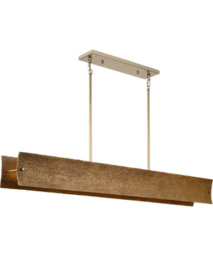Lusail 8-Light Luxe Industrial Island Light Soft Gold