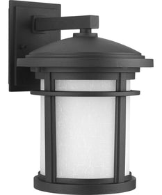 Wish 1-Light Medium Wall Lantern Textured Black