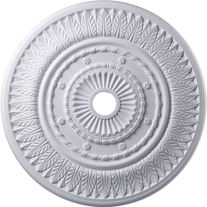 33"W Corinna Ceiling Medallion White